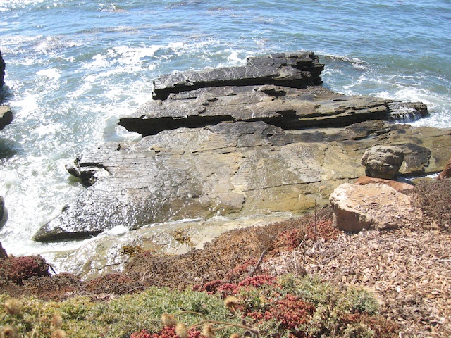 A rock formation at Point Loma